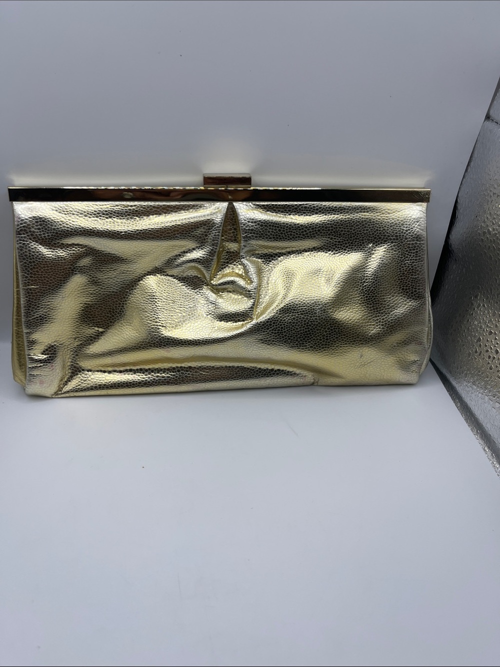 Michael Kors Very Hollywood Gold Clutch Purse